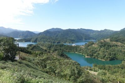 Thousand Island Lake and Pinglin Tea Plantation from Taipei