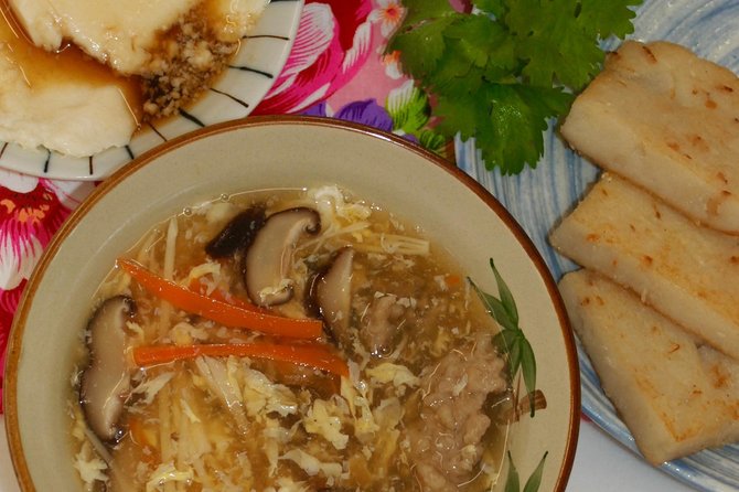 Turnip cake, Pork thick soup, Tofu pudding. Taiwan Traditional Light Meals Experience-C (Taipei Cooking Class) - Who should book this Taipei cooking class