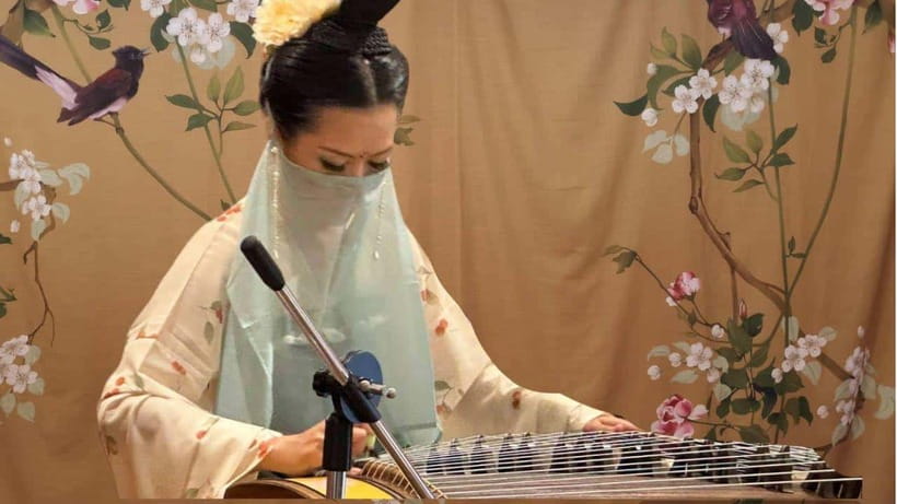 Wear Hanfu and play guzheng - The final 10 minutes: filming your short performance