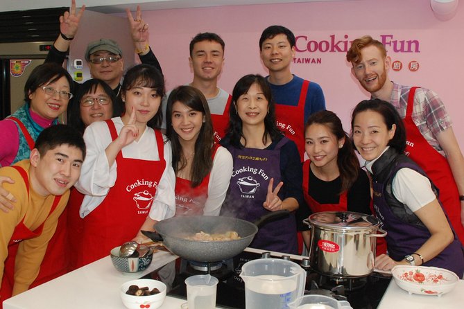 Xiao Long Bao, Chicken vermicelli with mushroom and sesame oil, Tofu strips salad, Bubble milk tea. Taiwan Traditional Delicacies Experience-A (Taipei Cooking Class) - Arriving at 10:00 a.m. on Guangfu South Road
