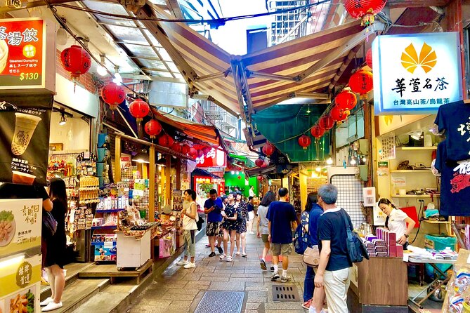 Yehliu & Jiufen & Shifen Day Tour (Departure from Ximending) - Jiufen Old Street, tea, snacks, and crowds